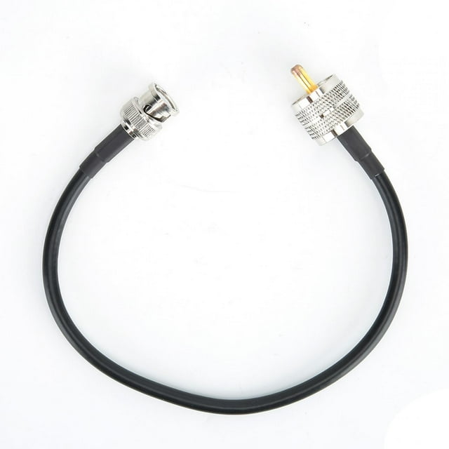 50-3 Cable coaxial de 50 ohmios BNC macho a línea de conversión macho UHF PL259 para aplicaciones amplias