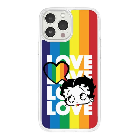 Betty Boop Pride HD Phone Case Compatible with Apple iPhone 14 Pro Max (Love) by Affinity Bands