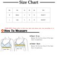 thumbnail image 4 of Blmnix Women's Bras Bralette Cotton Bras High Support Sleep Bra Bra Blue Womens Sports Bras,M, 4 of 4