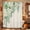 White, Sage, Forest Green, Ivory, variant on White Lilies Shower Curtain Set - Long 72" x 84" Washable Bathtub Curtain with 12 Hooks, Succulents Green Leaf Rustic Botanical Waterproof Fabric Stall Shower Curtains for Bathroom/Bathtub Décor