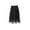 Q-Black, variant on Women's High-Waist Flowy Midi Skirt with Layered Tulle for Parties and Special Events, Asymmetrical Party Skirt for a Dramatic Look, Apparel for Ladies,Rose Large