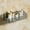 Gray, variant on Wall Mounted Cosmetics Storage Rack Corner Wall Shelf Organizer No Hole Required Organizer for Bathroom Accessories