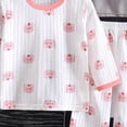 thumbnail image 4 of NIEWTR Toddler Pajamas Set for Boys Girls Short Sleeve Round Neck Top + Breathable Shorts 2-Piece Summer Outfits for 18-24M 2T 3T 4T Gift Set(A-Pink,5-6 Years), 4 of 4