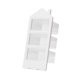 thumbnail image 1 of Portalápices, vaso para bolígrafos, accesorios de escritorio, contenedor de cosméticos, organizador de escritorio para Blanco, 1 of 9