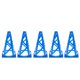 thumbnail image 3 of Juego de 5 conos de tráfico duraderos de 9 pulgadas: gran equipo para Azul, 3 of 8
