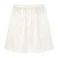 thumbnail image 3 of TSSOE Women's Satin Half Slip Half Slips for Under Dresses Underskirt Extender Half Slip 35cm White S, 3 of 7