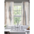 thumbnail image 2 of Beige Gray Sheer Curtains 63 Inch Length 2 Panels Set, Abstract Grunge Mottled Neutral Texture Voile Window Treatment Rod Pocket Curtains Sheers Drapes for Bedroom/Living Room/Kitchen 52x"63"x2, 2 of 7