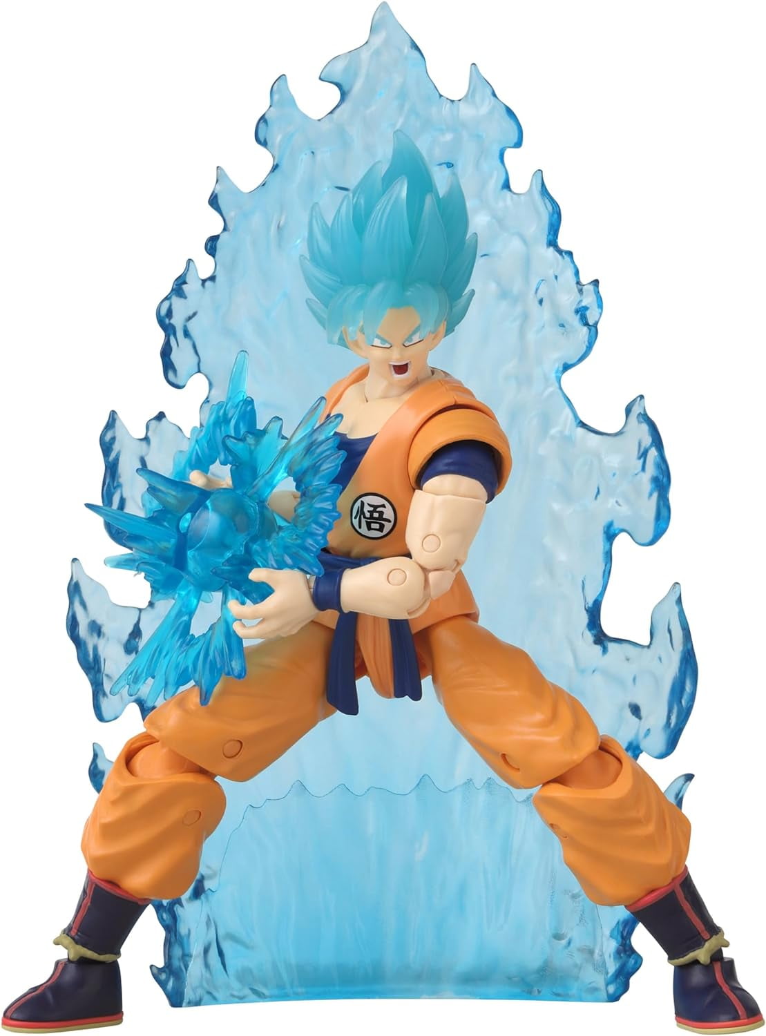 Dragon Stars Series - Dragon Ball Super - Super Saiyan Blue Goku, Power Up Pack 6.5" Action Figure Set