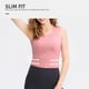 thumbnail image 4 of Chaleco deportivo para mujer elástico transpirable que absorbe la humedad cuello redondo sin mangas, 4 of 8