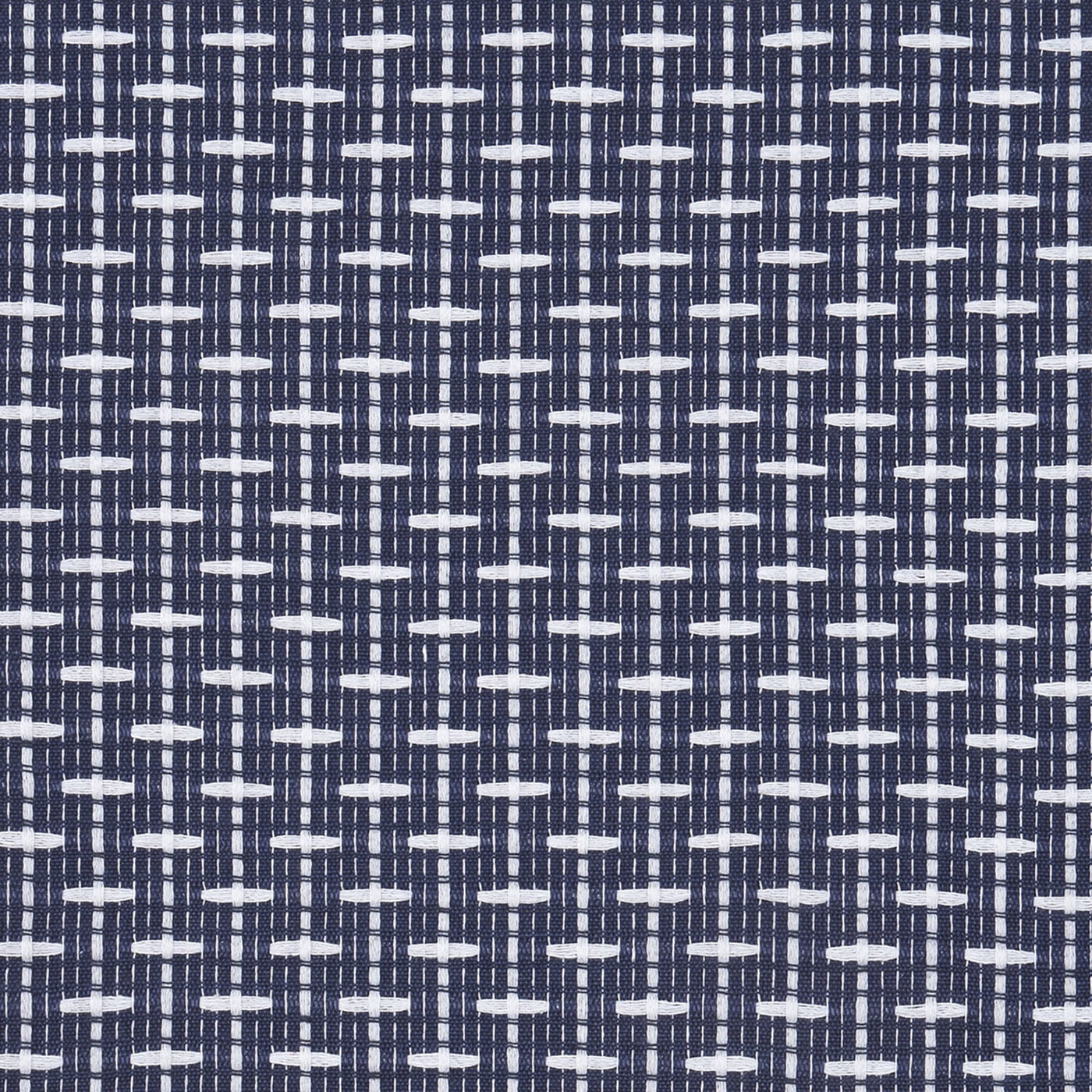 Achim Bedford Front Tab Light Filtering Curtain Panel, Navy, 42" x 84"