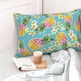 thumbnail image 6 of Disketp Pillow Covers Cute Pineapples Pattern Throw Pillow Case Cushion Covers,Cushion For Bedroom,Couch,Home-16"X24", 6 of 8