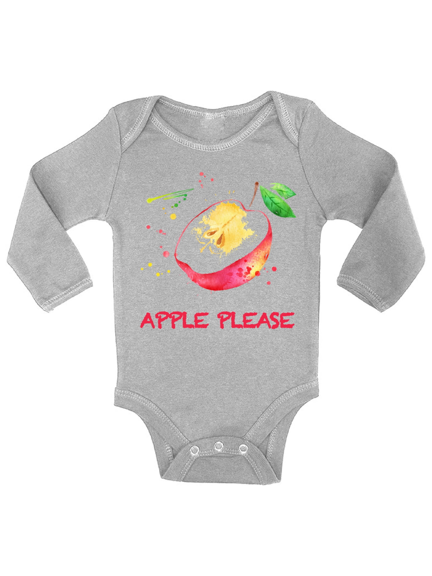 Awkward Styles Apple Outfit Fruits One Piece Top Apple Please Baby