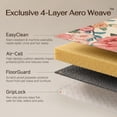 thumbnail image 3 of PureCozy 9'x12' Large Area Rugs for Living Room Floral Farmhouse Bedroom Dining room Office Soft Washable Non-slip Black Rugs Carpets, Black, 3 of 7