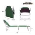 thumbnail image 2 of Portable Military Fold Up Camping Bed Cot, Folding Cot for Sleeping, Lightweight Folding Bed with Carry Bag for Kids Adults, Green, 2 of 5