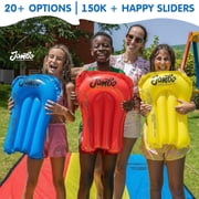 JAMBO 16ft Premium Slip & Slide with 3 Body Boards – Triple Sprinklers