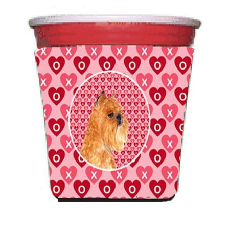 

Brussels Griffon Red Solo Cup bottle sleeve Hugger - 16 To 22 oz.