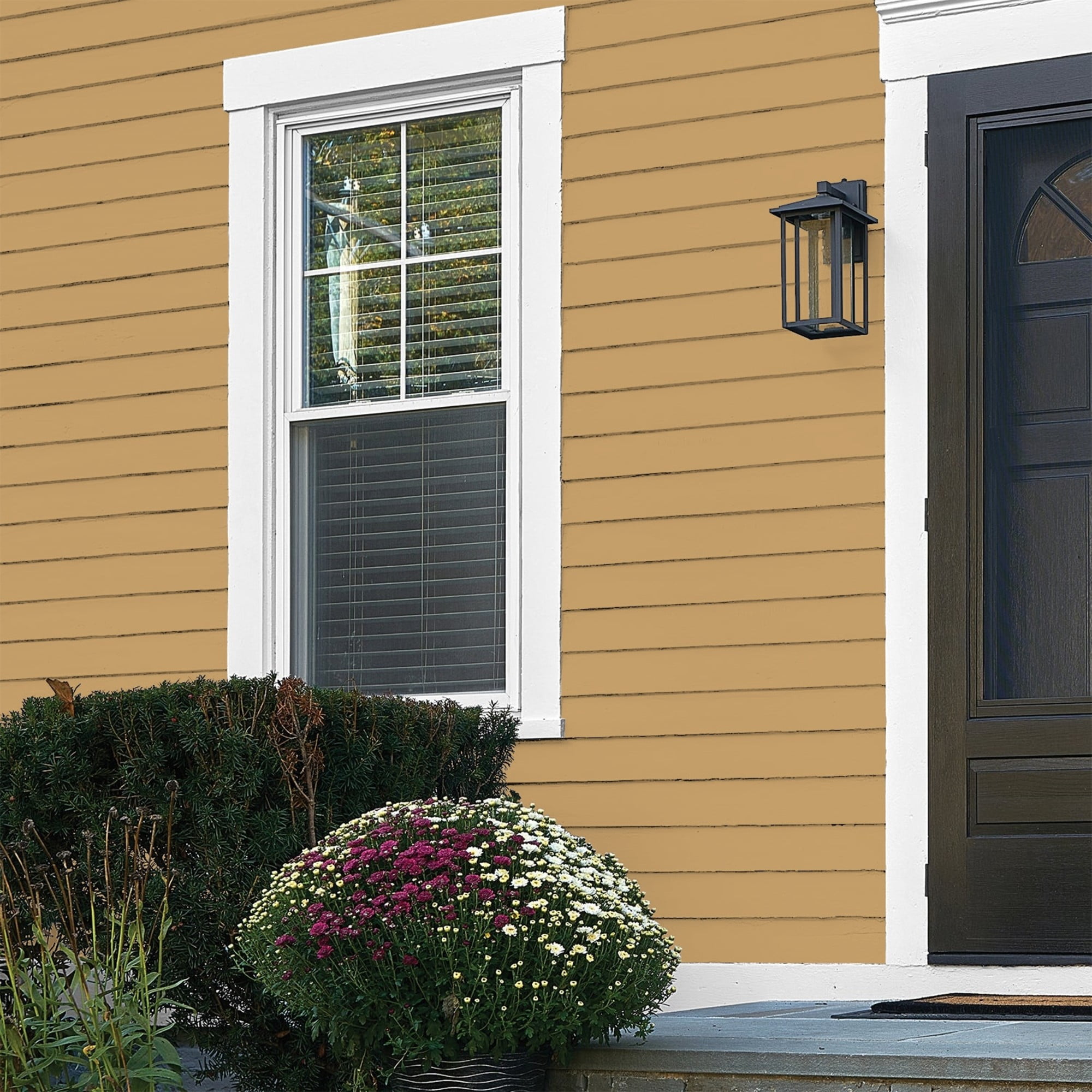 Glidden HEP Good Life / Yellow Flat Exterior Paint with Primer, 1 Gallon