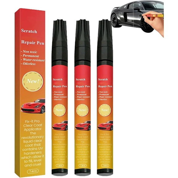 All Cars Magic Pen - Car Scratch Repair Pen Set, Quick Fix for Scratches and Paint Damage, Easy to Use, Fits All Car Colors