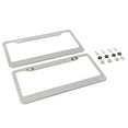 thumbnail image 5 of 2pcs Premium Bling Plate Frames , Rhinestone Stainless Steel For Women And Men, 5 of 8
