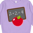 thumbnail image 3 of Inktastic Chalkboard and Apple School Toddler Sweatshirt, 3 of 4