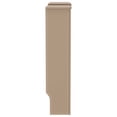 thumbnail image 3 of vidaXL Radiator Cover with Top Shelf, Hide Cluttered Pipes, MDF, 55.5-80.7''x7.5''x32.1'', Brown, 3 of 6