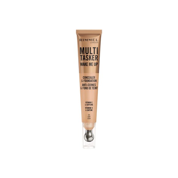 Multi-Tasker Wake Me Up, Concealer & Foundation, Brightens, Corrects, Buildable Coverage, Radiant Finish, Vegan Formula