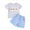 Grey, variant on Jamsmile Toddler Boys Outfit Sets Short Sleeve Cartoon Print T Shirts Pullover Tops with Plaid Shorts Two Piece Chlid Boys Training Clothes