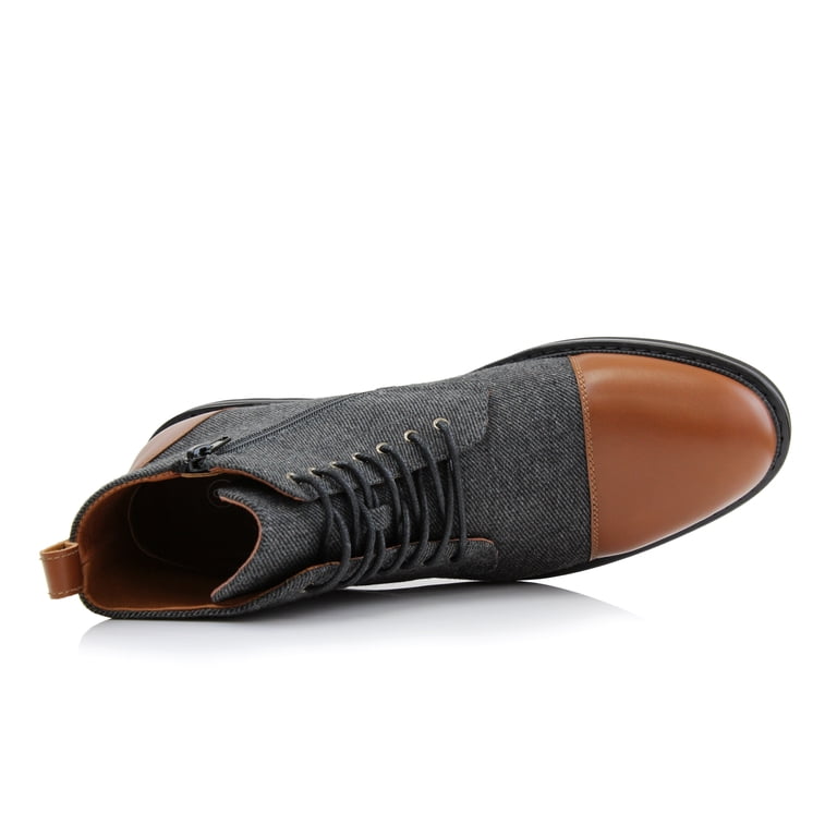 Polar Fox Brooke MPX806061 Woolen and Synthetic Leather Lace 