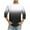 White, variant on WAENQINLA Big and Tall Men Shirts 3/4 Sleeve Shirt Casual Gradient Color T Shirts Comfortable Crewneck Fit Tees,M-5XL