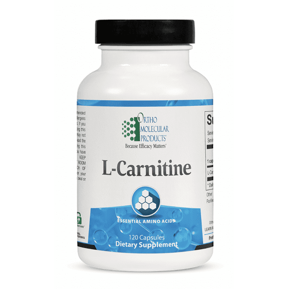 L-Carnitine (120 capsules) by Ortho Molecular Products 120ct