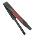 thumbnail image 2 of Walker & Williams GP-33 Red & Black Flames Padded Glove Leather Guitar Strap, 2 of 8