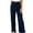 Blue, variant on Baqcunre Women's Solid Lace-Up New High-Waisted Pleated All-In-One Drawstring Pants Women's Pants Wide Leg Pants Woman Womens Fashion Pants for Women ,Black,Size S-Xxl