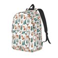 thumbnail image 1 of Fotbe Winter Woodland Friends Mochila de Lona con Estampado, Mochila Duradera, Mochila Versátil de Alta Calidad, Mochila Compacta Vintage-Small, 1 of 5