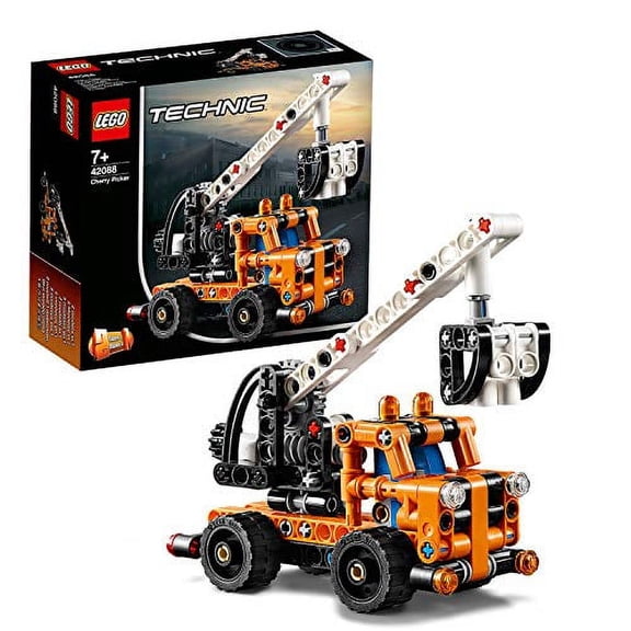LEGO Cherry Picker Toy Truck, 2 in 1 Model, Tow Truck, Construction Vehicle Toys for Kids