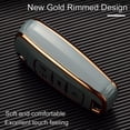 thumbnail image 7 of Key Fob Cover Compatible with Fit for Chevy Equinox Camaro Cruze Malibu Sonic Buick Terrain Keychain Case Holder Protector,5 Buttons Gray, 7 of 7