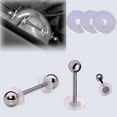 thumbnail image 4 of 60Pieces Plastic Disc Pads Stabilize Earlobe Support Patches Clear Piercing Disc Easy to Stabilize Earrings for Women, 4 of 8