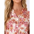 thumbnail image 5 of DARING DIVA Women's Hawaiian Shirt with Shorts Pajamas Set XS Light Pink, 5 of 6