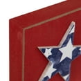 thumbnail image 5 of Northlight Stars and Stripes Americana Wooden Plaques - 4.25" - Red, White and Blue - Set of 3, 5 of 7