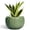 Green, variant on Ordivic 4 Inch Blue Ceramic Planter with Drainage Hole – Small Round Flower Pot for Succulents, Cacti, Herbs, Unique Home Decor