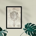 thumbnail image 2 of Wynwood Studio Fashion and Glam Framed Wall Art Prints 'Hand Mirror 1910 Parchment' Lifestyle Home Décor - White, Brown, 13" x 19", 2 of 4