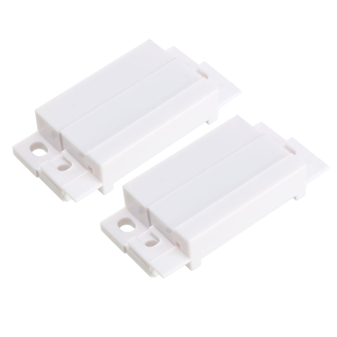 2pcs MC-31 Surface Mount Wire NO+NC Door Sensor Alarm Magnetic Reed Switch White