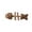 Brown, variant on DAMAI Natural Dental Chew Toy for Cats - Fishbone Shape with Catnip & Silvervine, Wooden Creative Fish Bone Cat Toy, Teeth Cleaning Stick for Interactive Play & Kitten Health