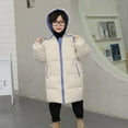 thumbnail image 5 of Hicidod Winter Jackets for Girls Outerwear Long Sleeve Down Coats Packable Lightweight Warm Puffer Down Jacket With Hooded, 5 of 6