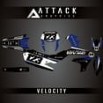 thumbnail image 2 of Attack Graphics Custom Velocity Complete Bike Graphics Kit for Yamaha WR450F 2022, 2 of 2