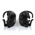 thumbnail image 2 of SPI Home Pair of Black Enamel Finished Brass Rabbit Bookends, 2 of 3