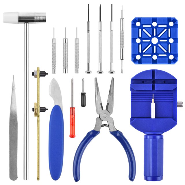 Watch Repair Kit,Watch Battery Replacement Tool Kit, Professional Watch