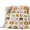 Beige, variant on Cartoon Animal Quilted Comforters Cooling Blanket Oversized King Size, Lion Tiger Monkey Zebra Rabbit Linen Cold Comfort for Hot Sleepers Lightweight Air Conditioning Quilt Blanket for Bed