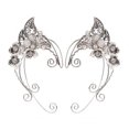 thumbnail image 5 of Orejeras para Mujer, Pendientes de Hada de Elfo Hechos a Mano, Pendientes de Filigrana con Clip para Disfraces de Halloween, Cosplay, Boda, Hechos a Mano JM, 5 of 5