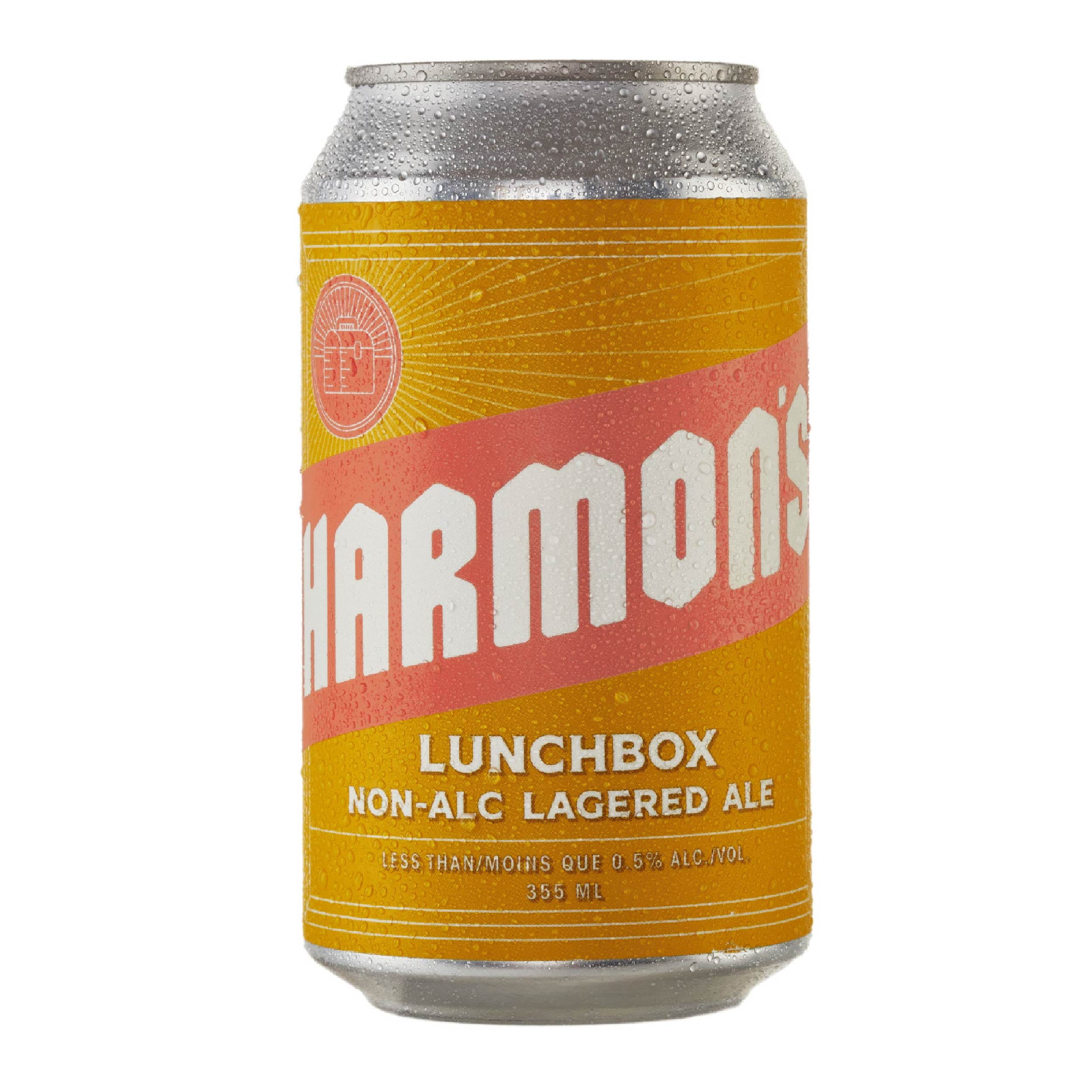 Lunchbox Non-Alc Lager, Craft Non-Alcoholic Organic Lager