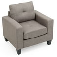 thumbnail image 5 of Glory Furniture Newbury Twill Fabric Club Chair in Gray, 5 of 6